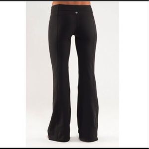 Lululemon Black Flare Yoga Pants/ Leggings